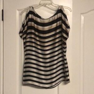 WHITE HOUSE BLACK MARKET Spanish Steps Stripe‎ Top